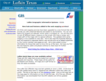 Tablet Screenshot of gis.cityoflufkin.com